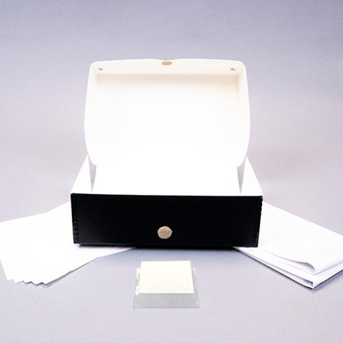 Rare Book Black Archival Storage Box Kit 6-3/4 x 10-1/4 x 3
